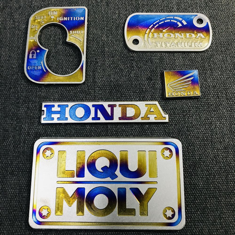[HCM][NEW 2019] TEM TITAN CHỮ HONDA HÀNG SIÊU ĐẸP