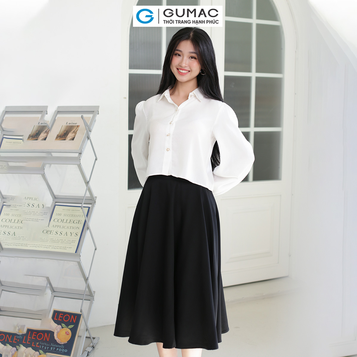 Chân váy xòe b4 thời trang gumac bve00014