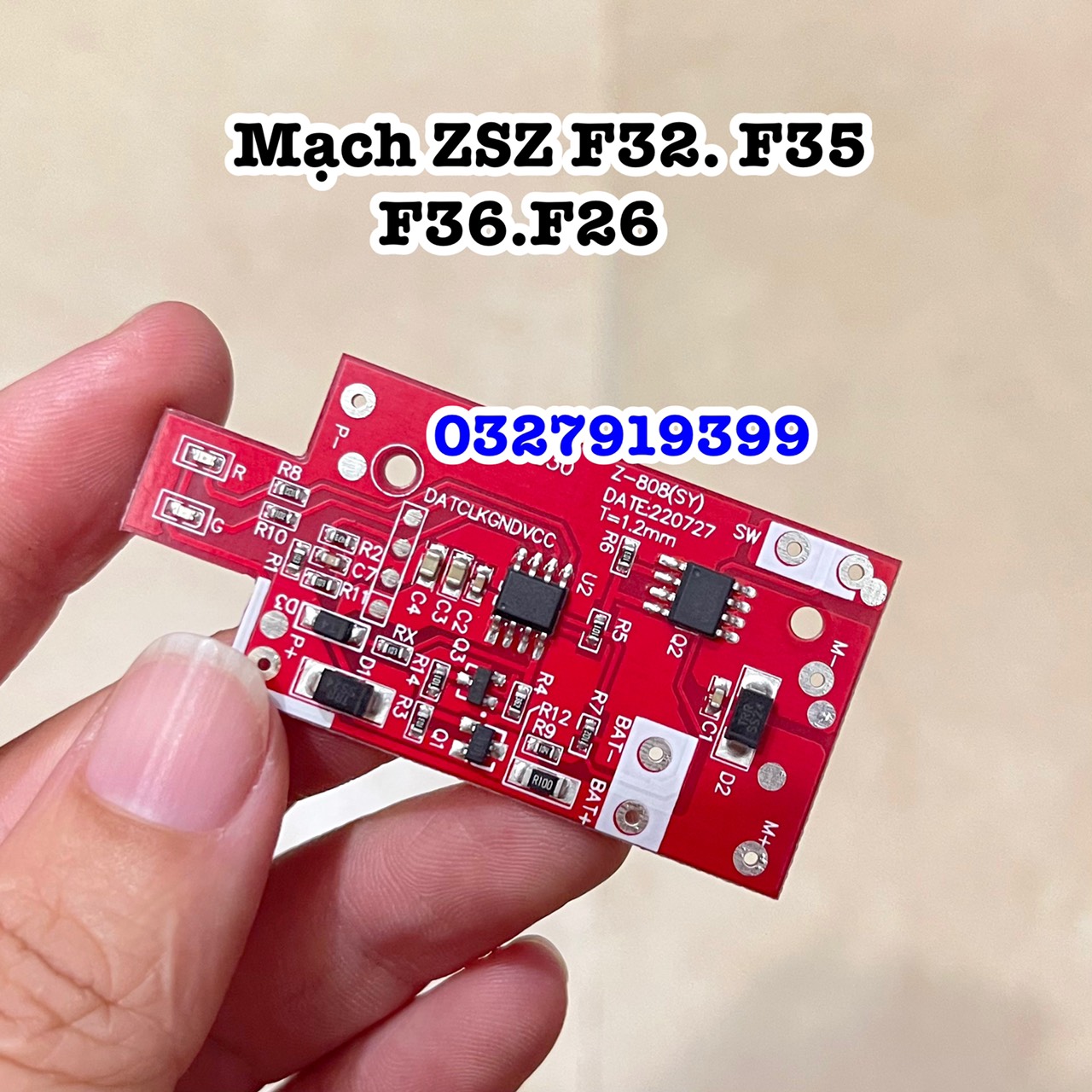 Mạch thay cho tông zsz f32 ,f26 , f35 , f36
