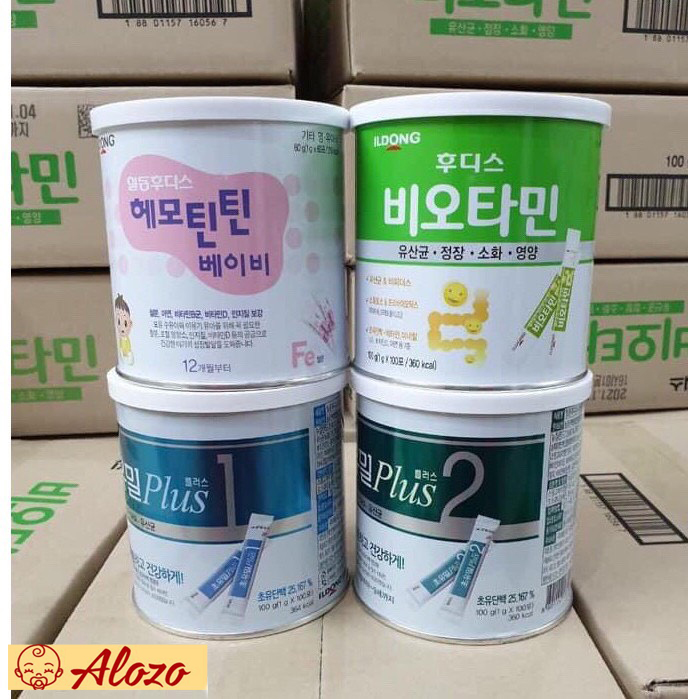 Men ILDONG Hàn Quốc hộp 100 gói