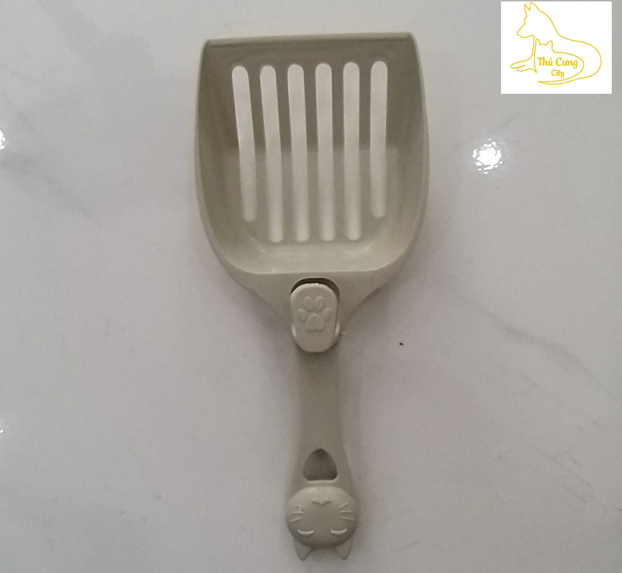 Xẻng xúc cát vệ sinh mèo - xẻng hốt cát dọn vệ sinh phân cho mèo