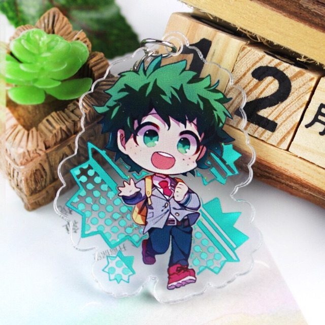 Móc khoá my hero, móc khoá anime my hero mica trong