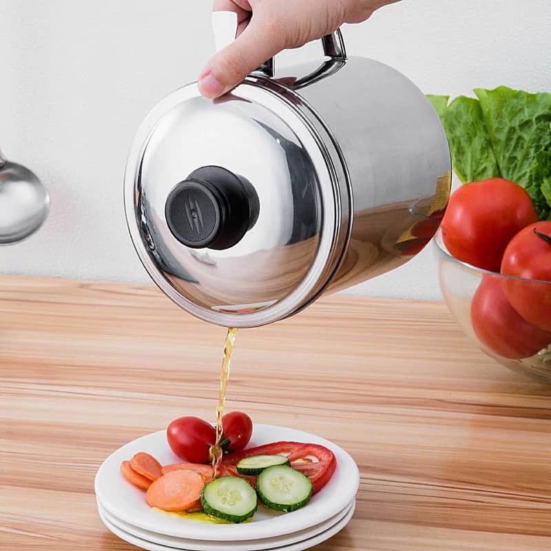 Ca Lọc Dầu Ăn Bằng Inox Cao Cấp