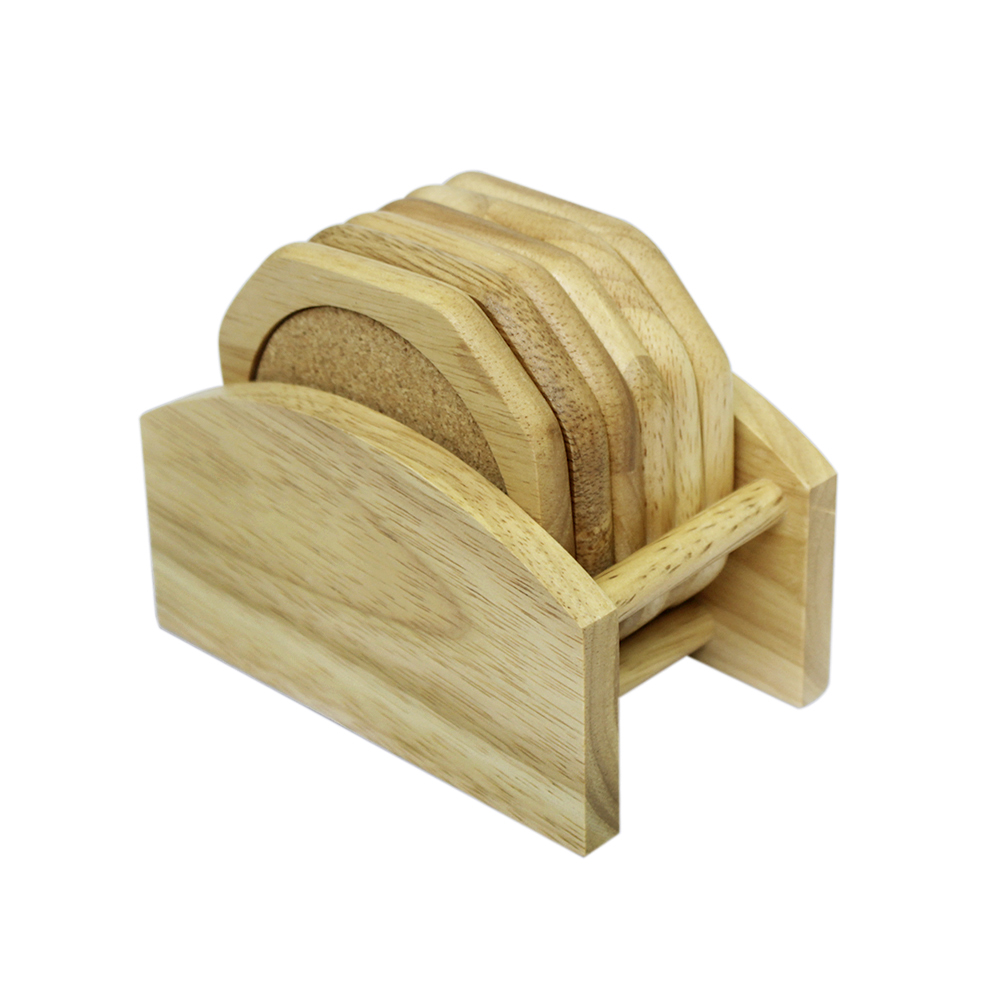 Bộ Lót Ly 6 Cái Gỗ Đức Thành 23201