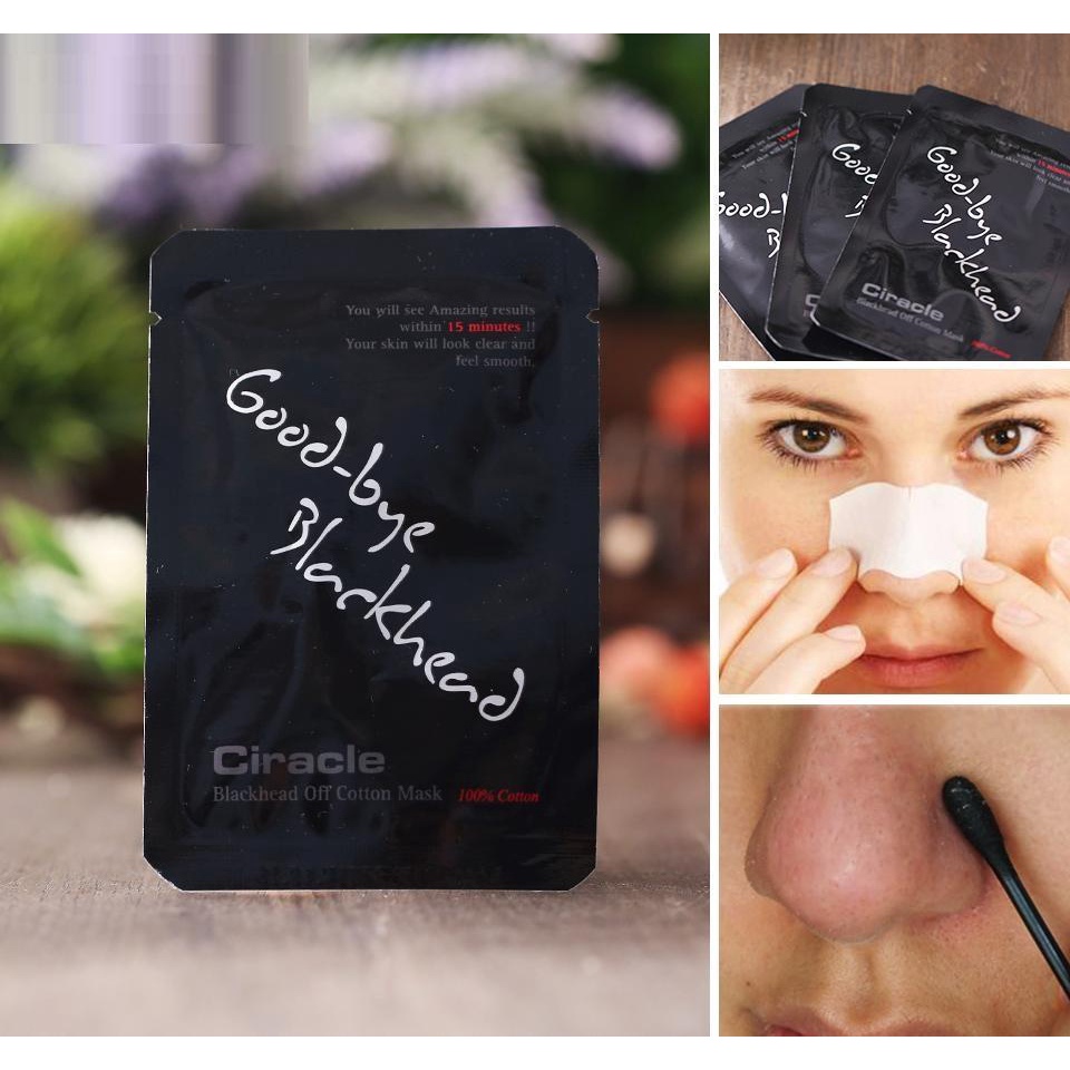 Mặt nạ đẩy mụn đầu đen goodbye blackhead ciracle (1 miếng)