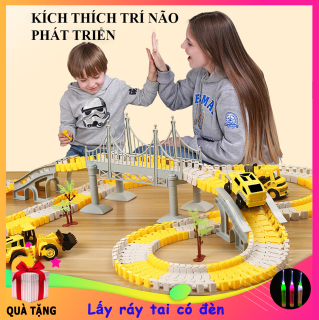 Đồ chơi trẻ em, Đồ chơi lắp ráp đường ray Ô tô và Tàu hoả gồm nhiều chi thumbnail