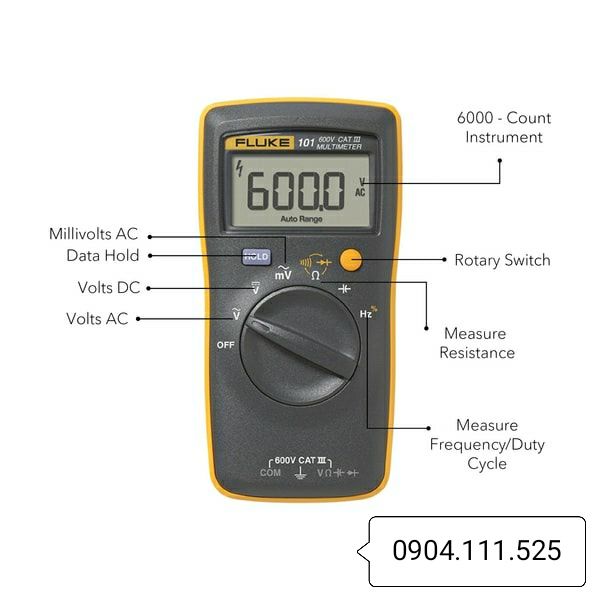 [HCM]Đồng hồ vạn năng Fluke 101 KIT