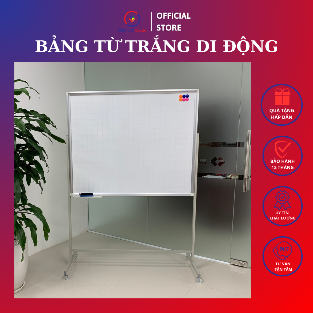 Bảng Từ Trắng Có Chân Di Động