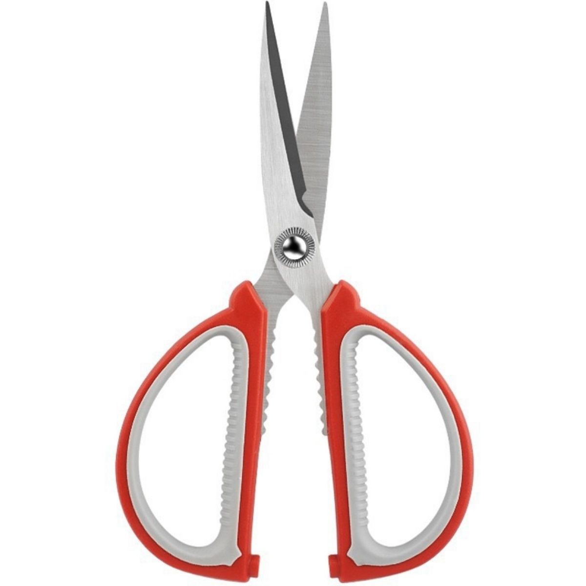 Stainless steel multi-function kitchen scissors heavy-duty plastic handle heavy-duty cutting stainless steel seafood bifurcated vegetable cutter