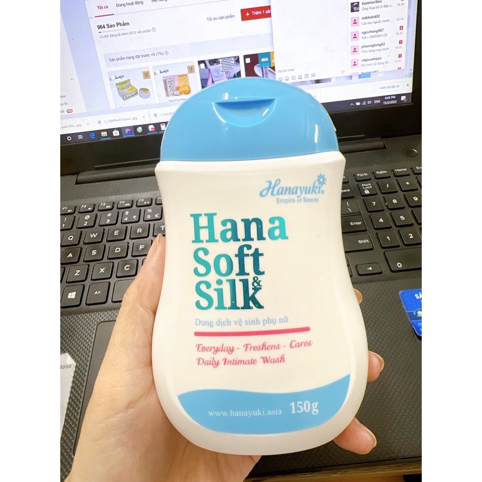[HCM]Dung Dịch Vệ Sinh Hana soft silk