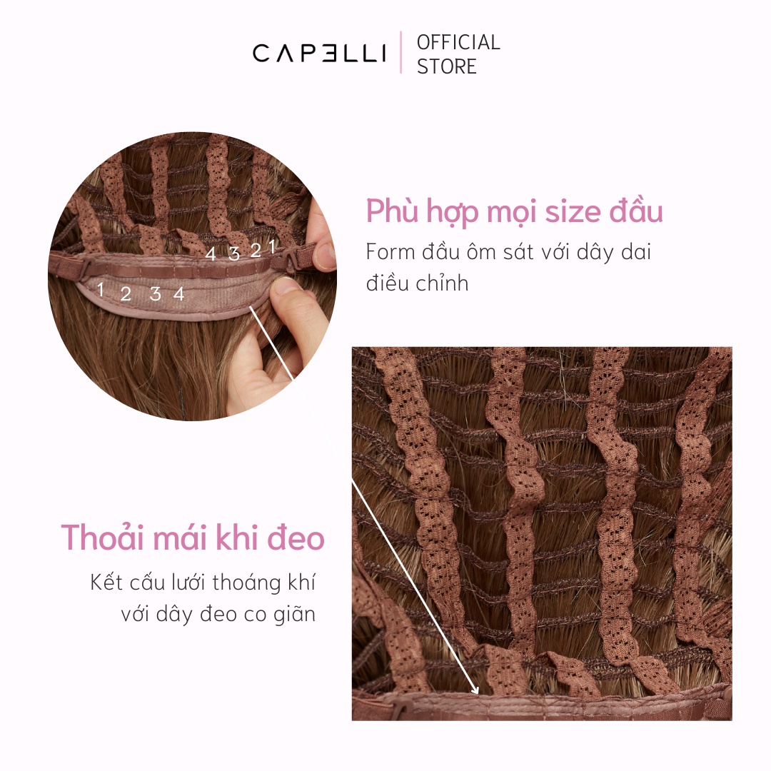 Tóc Cả Đầu CAPELLI Lucia Wig