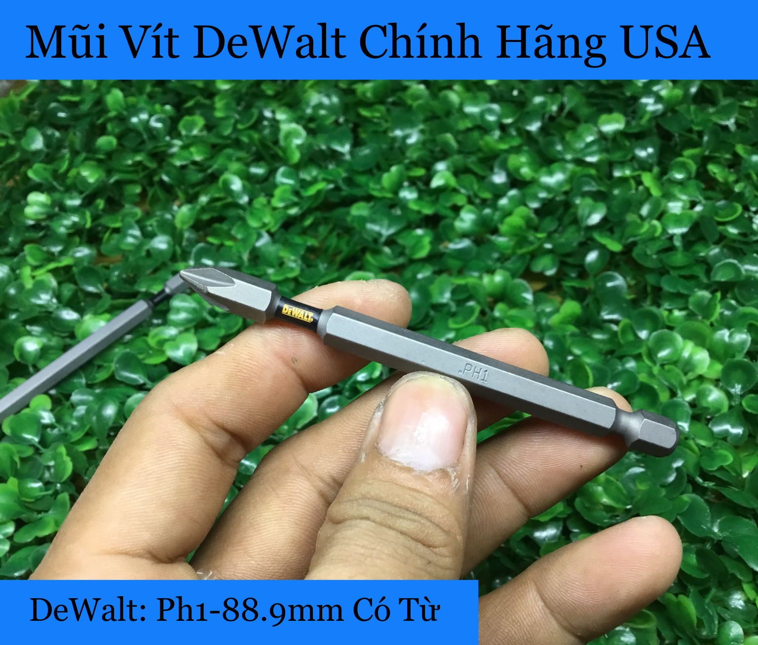Mũi vít dewalt chính hãng tem đen ph1-89mm