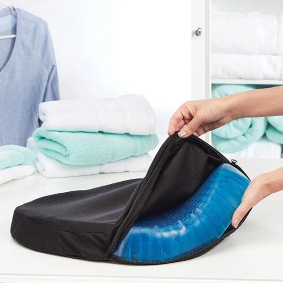 Đệm hỗ trợ flexgel silicone tổ ong flex 3d ghế lót ngồi đệm chỉnh hình chống trơn trượt mềm massage ghế văn phòng miếng lót ghế ngồi đệm.