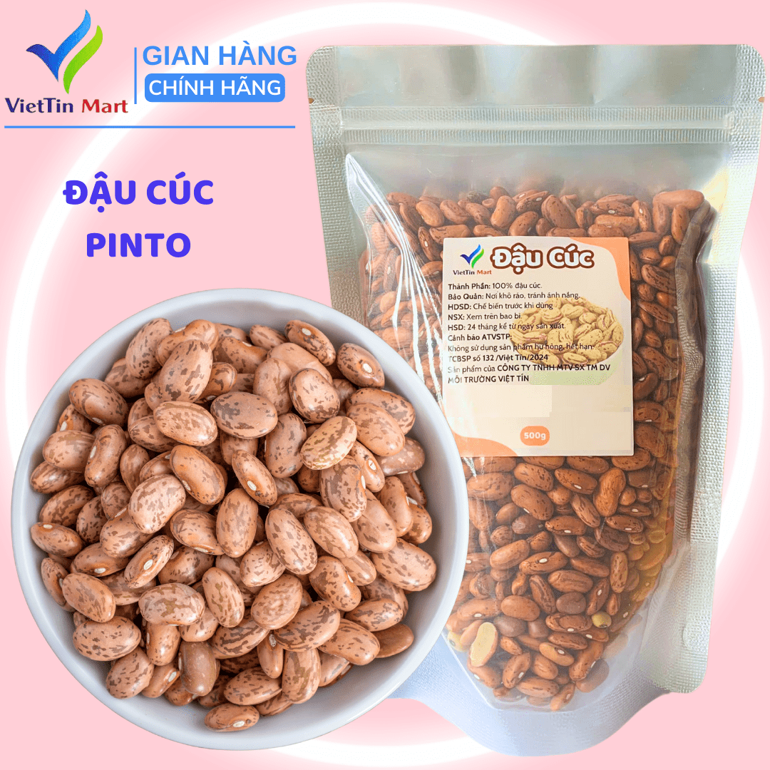 ĐẬU CÚC PINTO (hạt chưa chế biến) 1kg - Viettin Mart