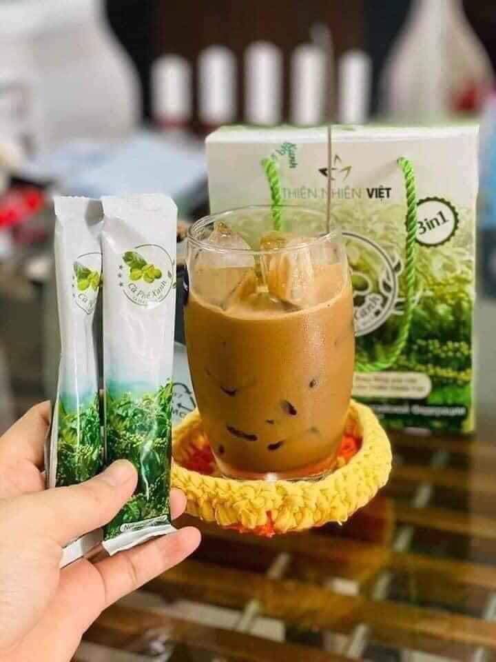 [HCM]CÀ PHÊ XANH KHÁNG MỠ ( hộp 30 gói)