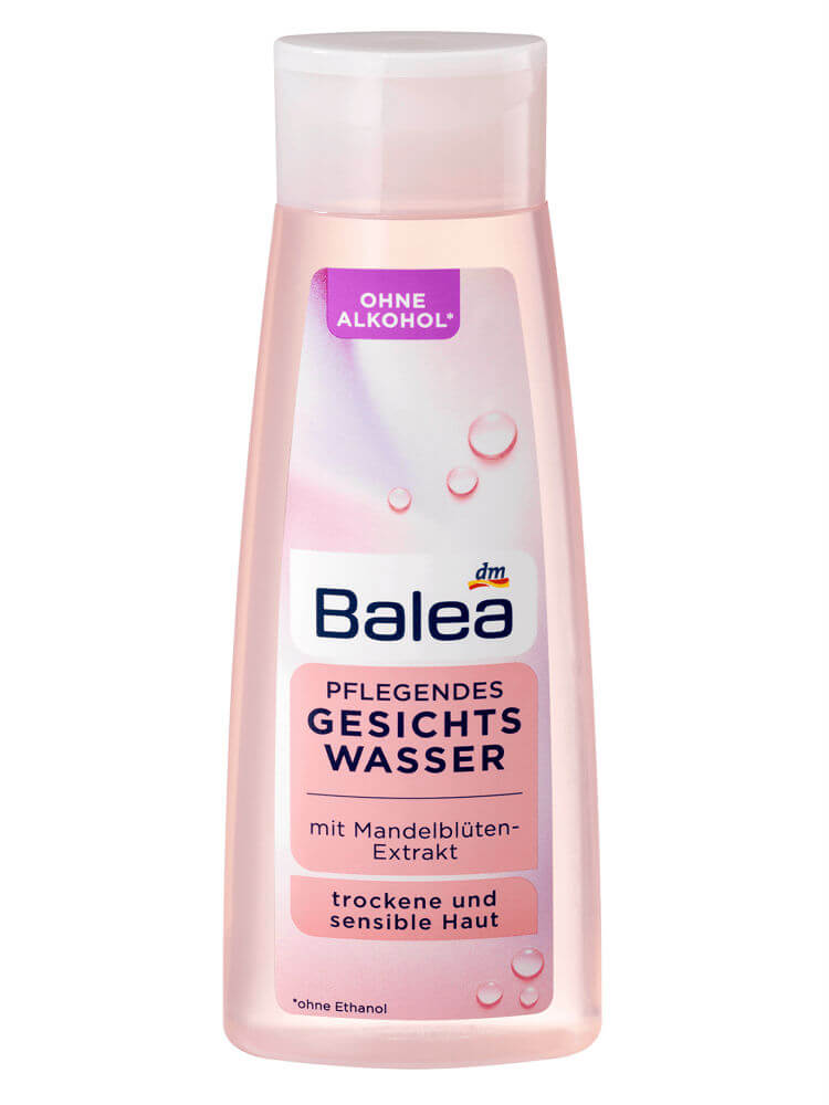 Nước hoa hồng cấp ẩm Balea không chứa cồn 200ml - Đức (Cho da khô và nhạy cảm)