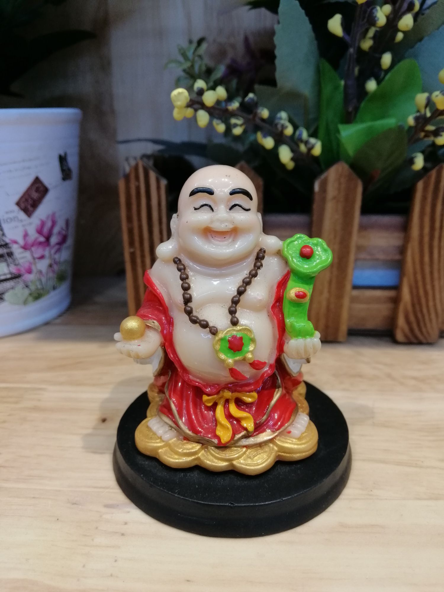 TƯỢNG PHẬT DI LẠC 5 ÔNG CÓ ĐẾ