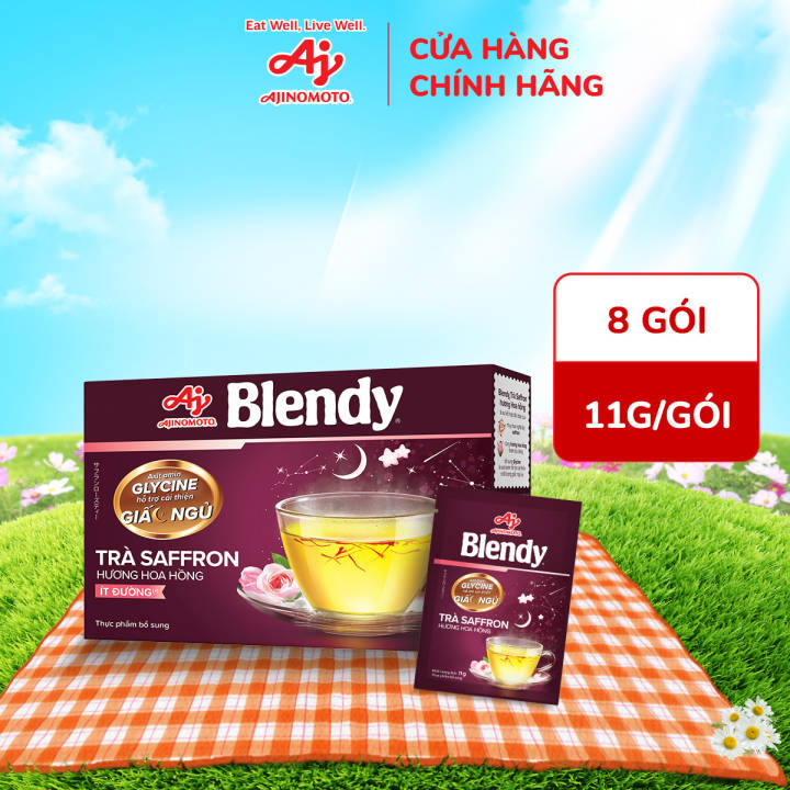 Blendy® Trà Saffron hương Hoa hồng 11g/Gói (1&hellip;