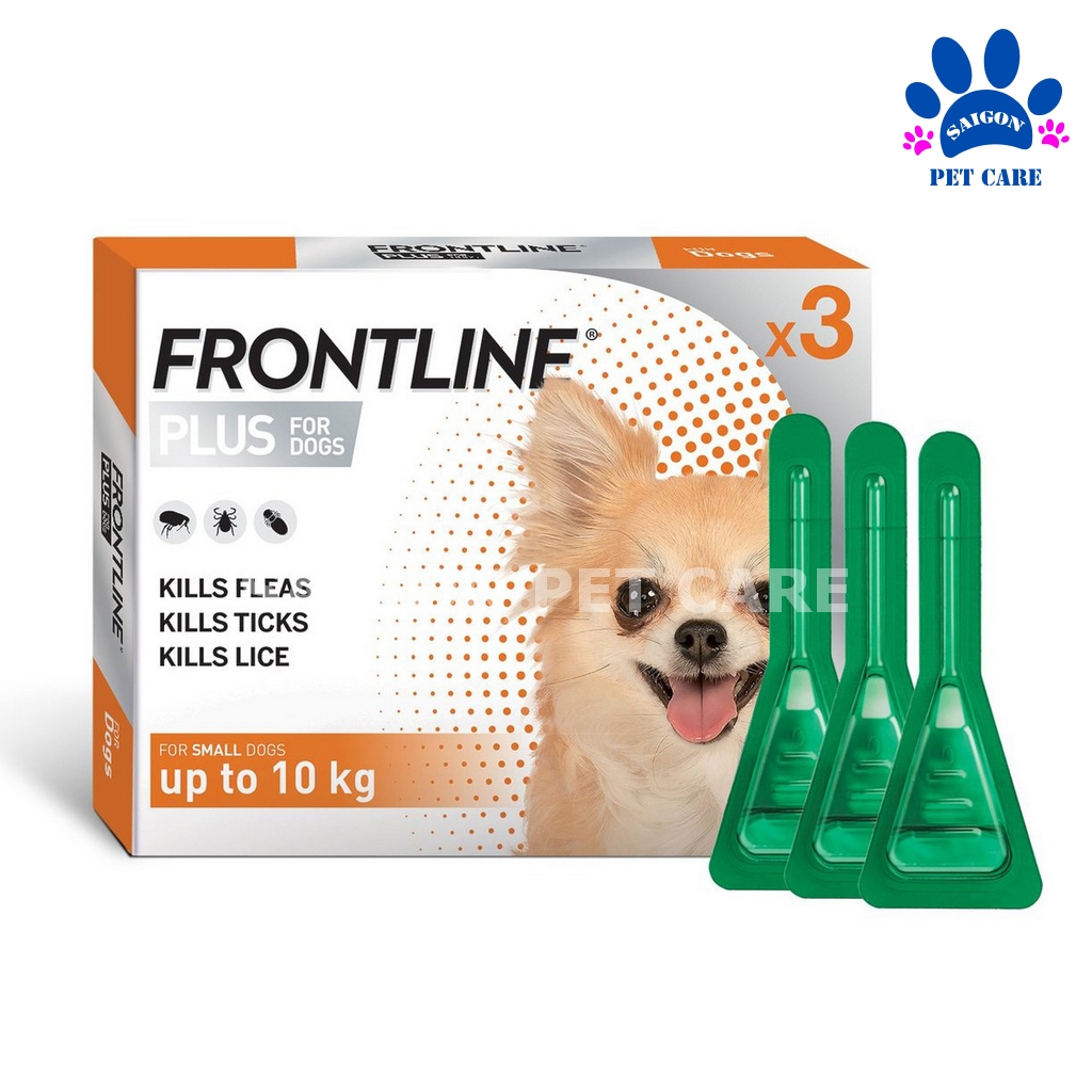 Nhỏ gáy trị ve rận, bọ chét Frontline Plus cho chó (1 ống)