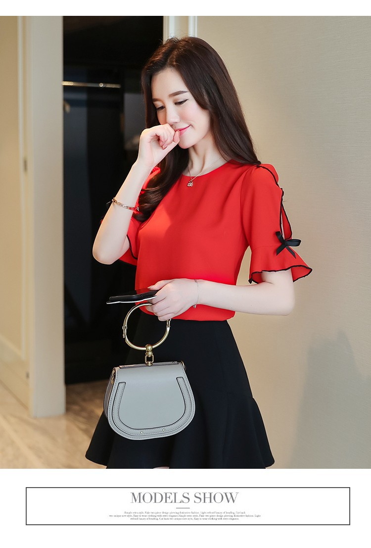 [PILA FASHION] ÁO KIỂU TAY NƠ DỄ THƯƠNG - AP0020