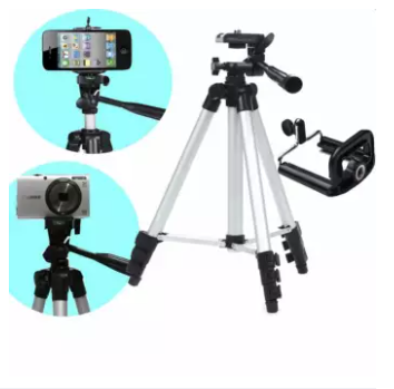 [HCM](TẶNG REMOTE) Tripod / 1060mm + Giá đỡ điện thoại + Remote Mobile Tripod 2