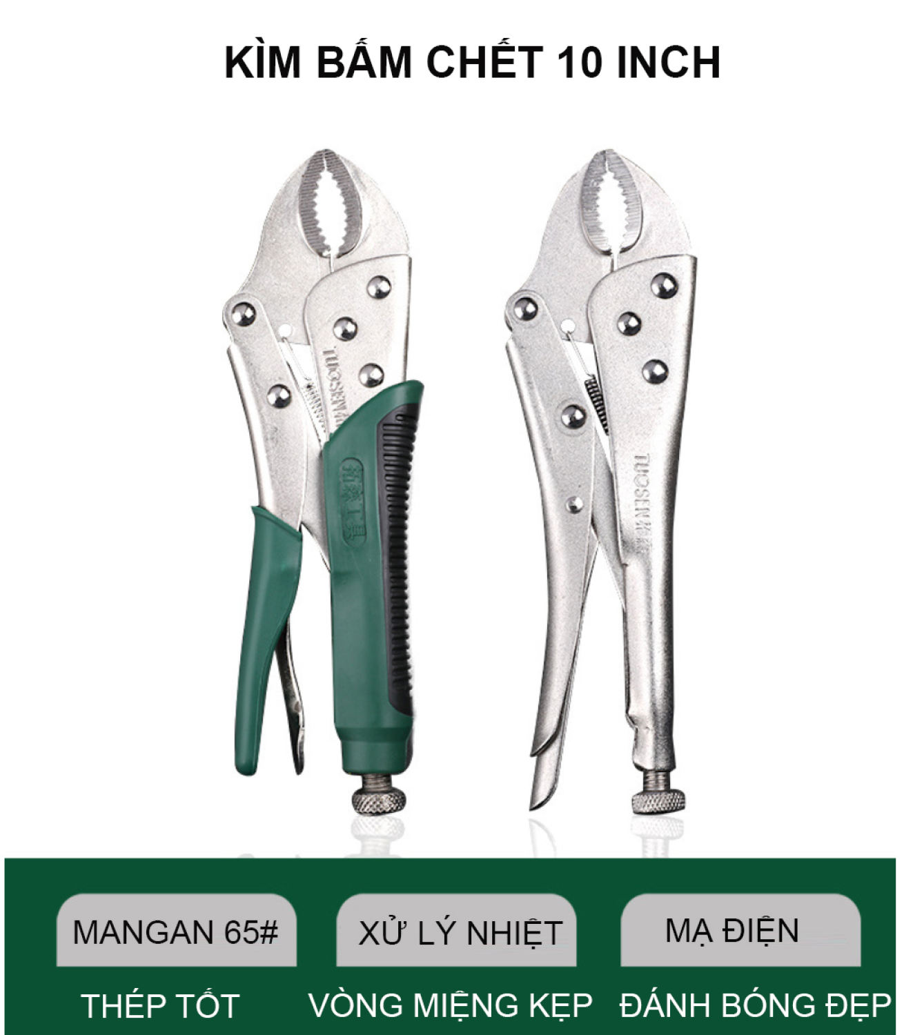 Kìm bấm chết miệng tròn 10inch Tuosen(Cộng đồng Tôi Là Thợ)