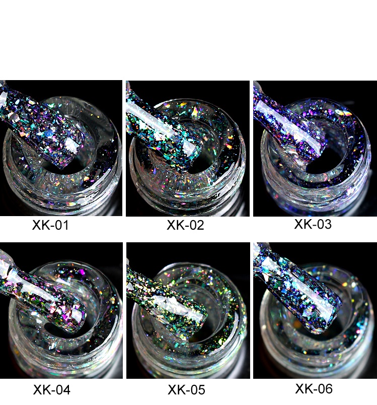 [HCM]Sơn gel AS - màu nhũ galaxy mã XK