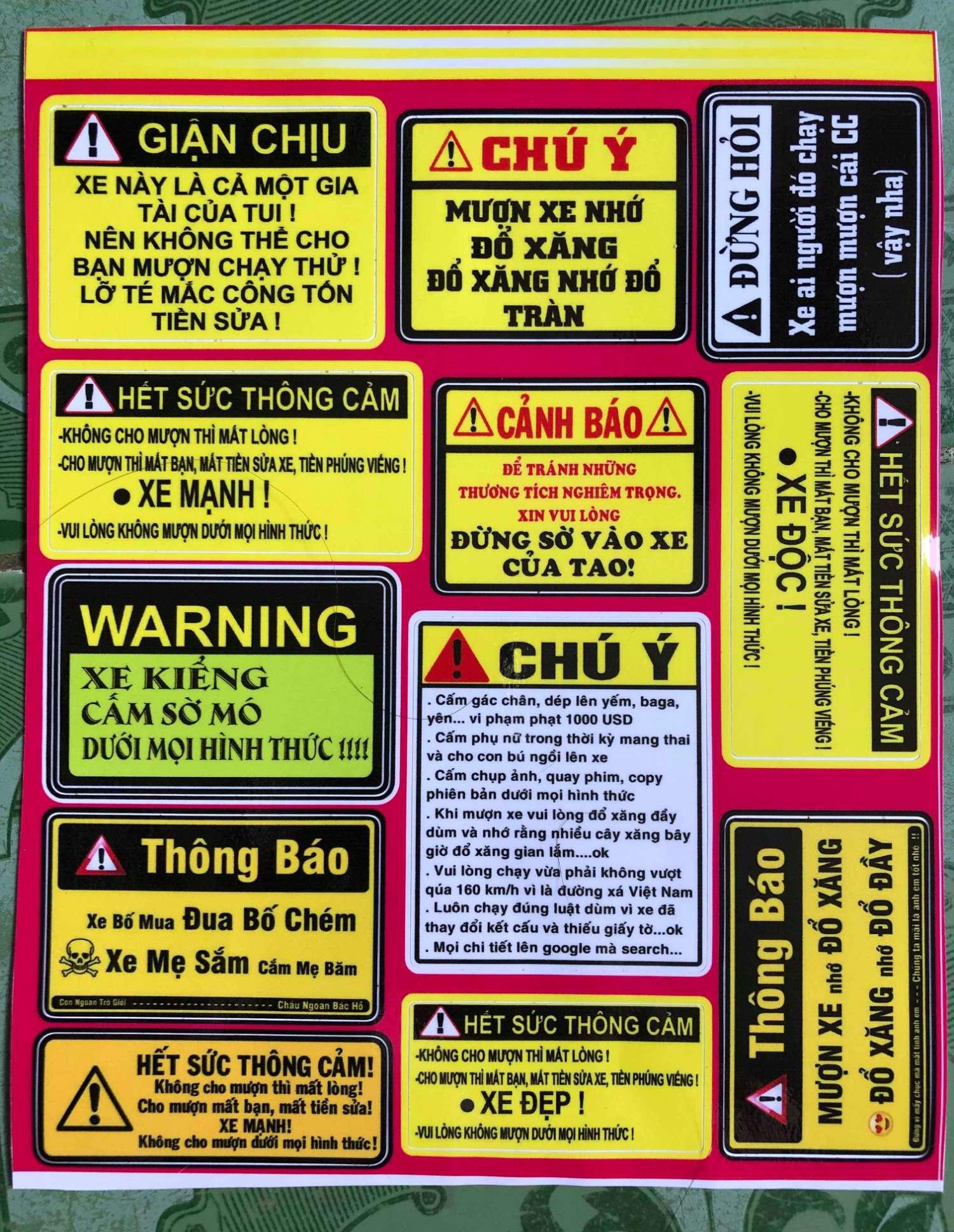 tem logo cảnh báo trọn bộ