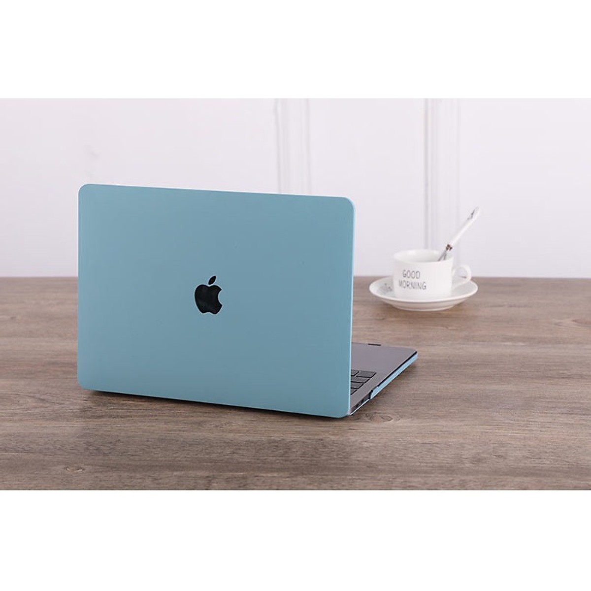 Case ,Ốp Macbook Màu Xanh Pastel Đủ Dòng (Tặng Kèm Nút Chống Bụi )