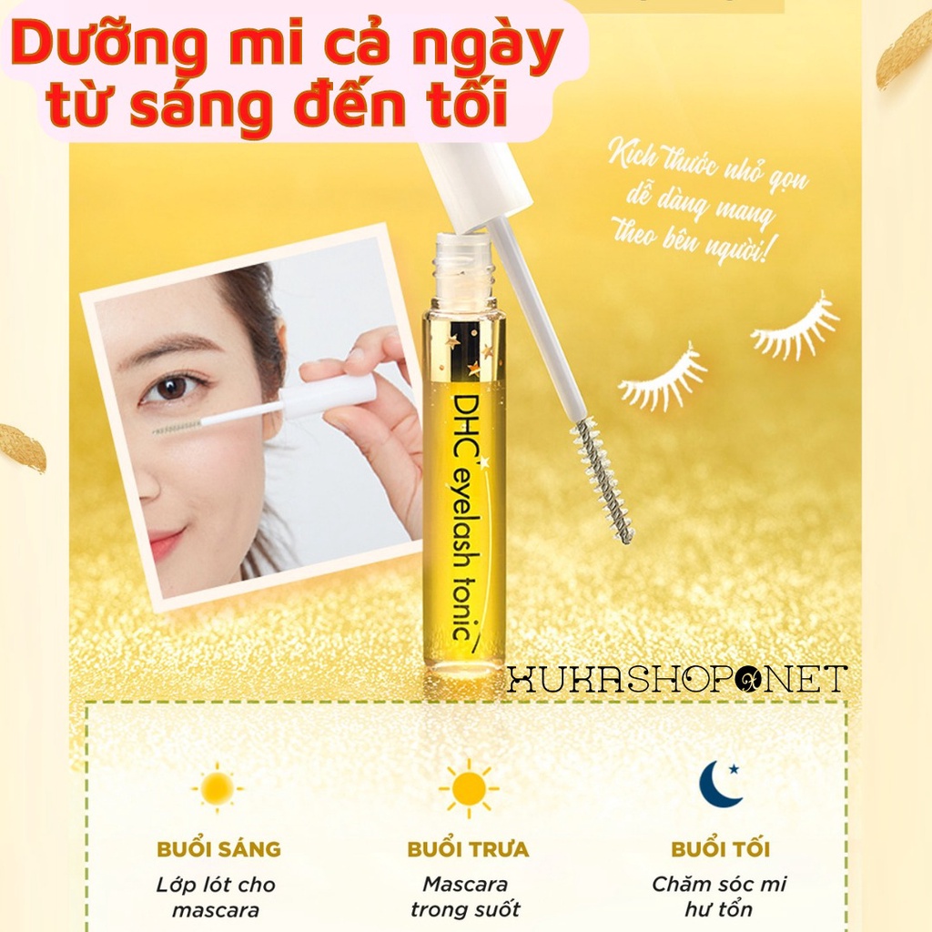 Tinh chất dưỡng mi dhc eyelash tonic nhật bản dưỡng mi dài dày cong vút 14 ngày 6.5ml