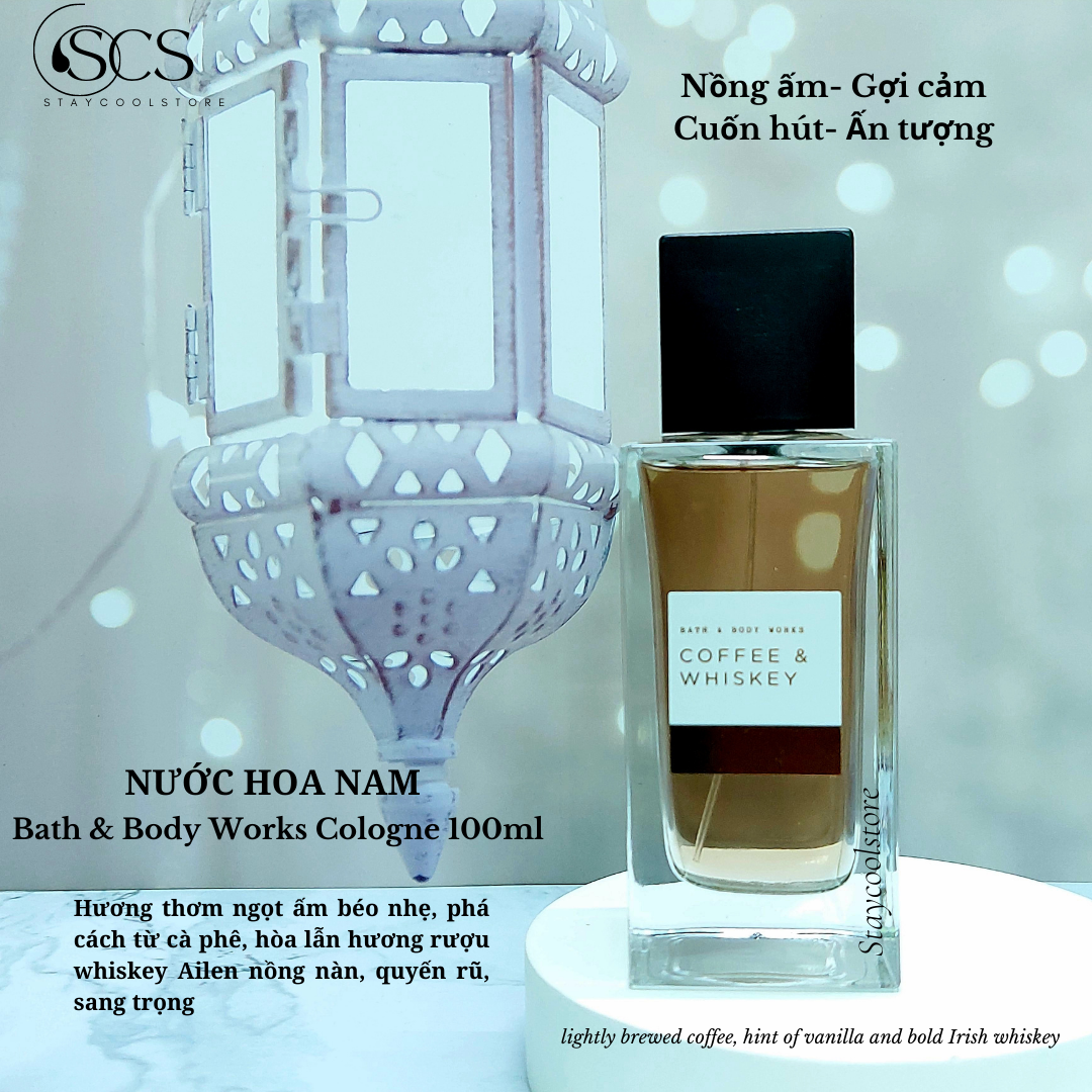 [Bill Mỹ- Đủ Mùi] Nước hoa nam giới Bath & Body Works Eau De Cologne 100ml