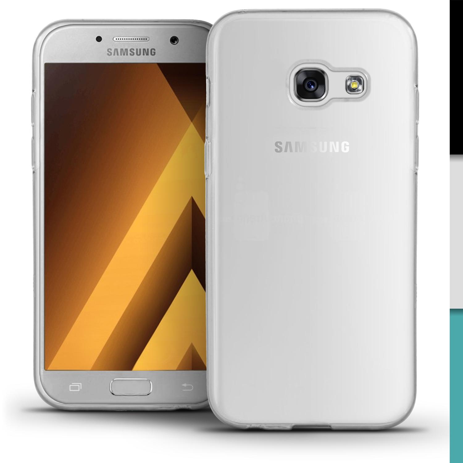 Ốp dẻo trong cho Samsung A5 2017 Vàng(loại A+ chống ố vàng)