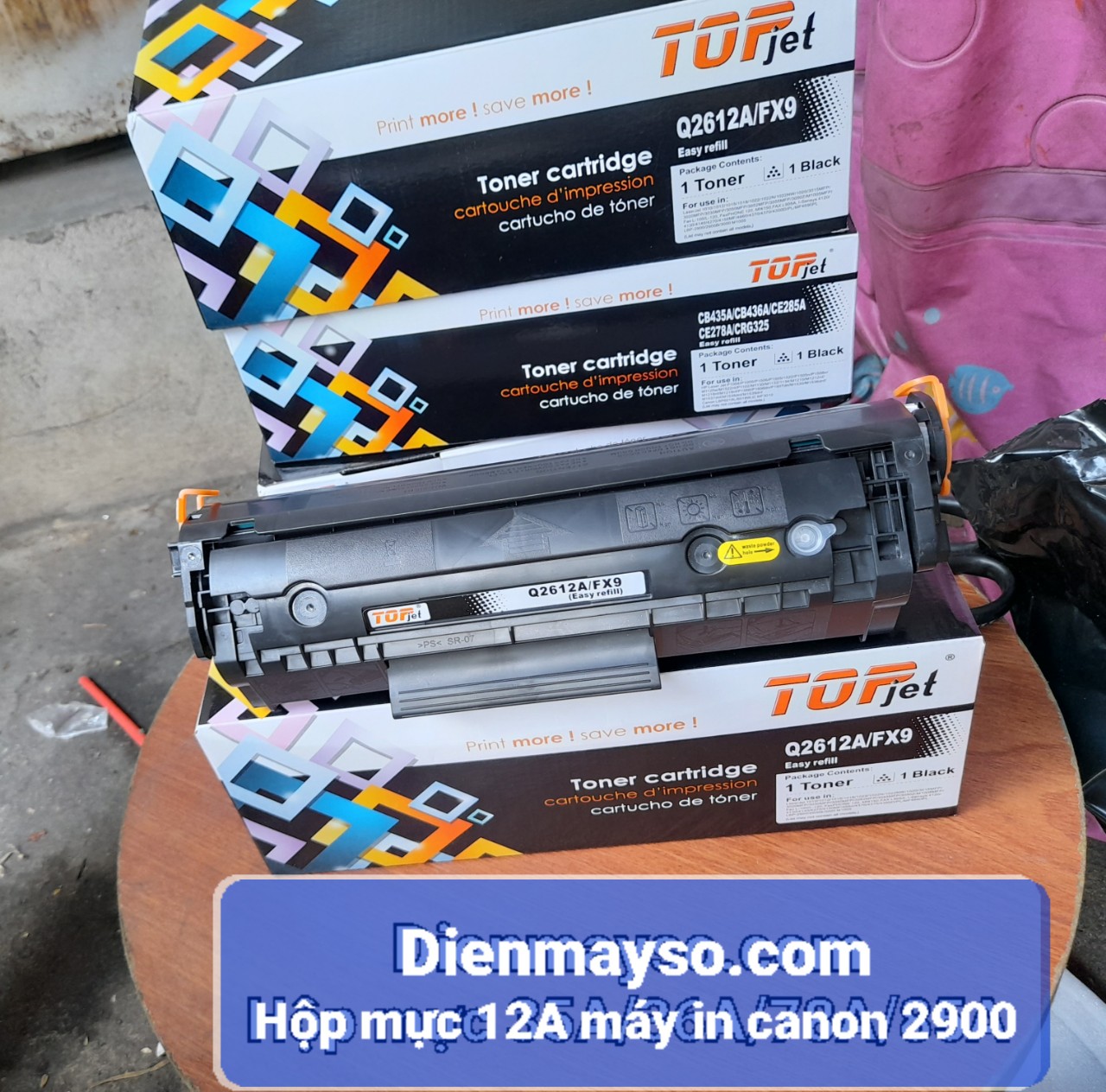 Hộp Mực máy in HP 1012 1015 1018