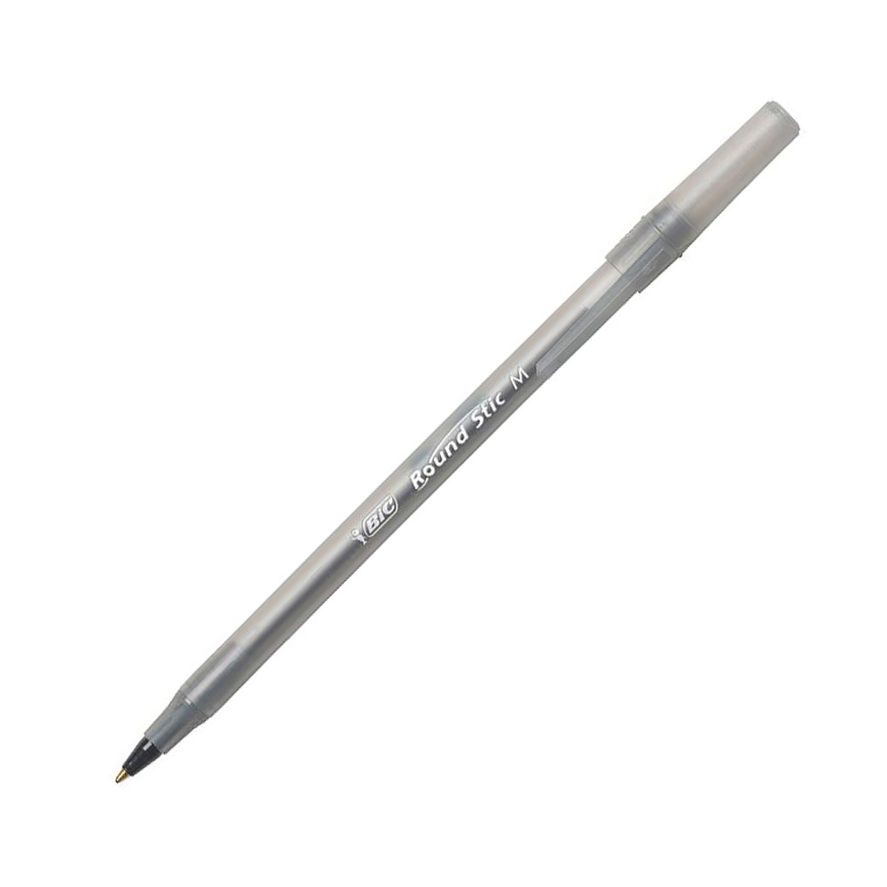 Bút bi nắp đậy kiểu dáng cổ điển bic round stic m - ngòi 1.0mm