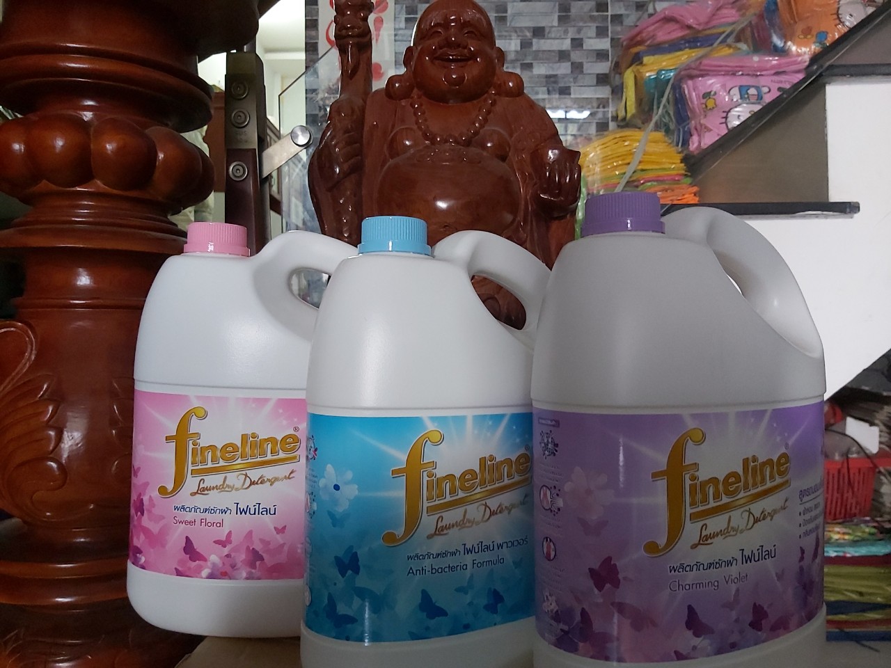 [HCM] Nước giặt xả Fineline 3000ml màu tím