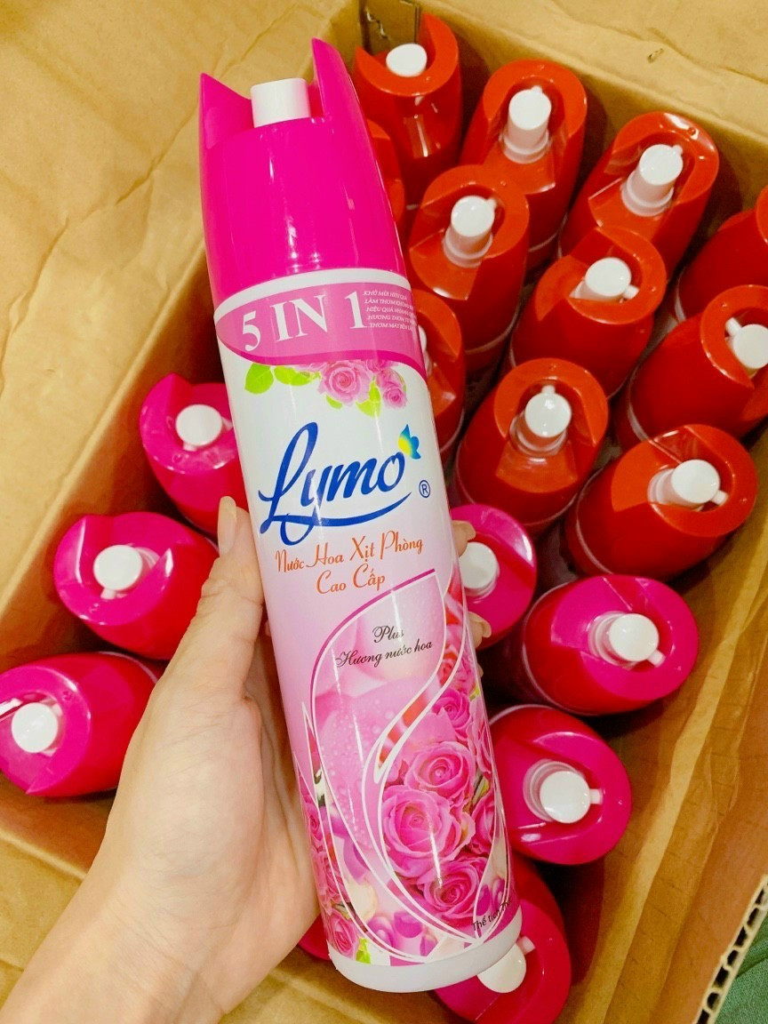 Nước hoa xịt phòng cao cấp LYMO 5 in 1