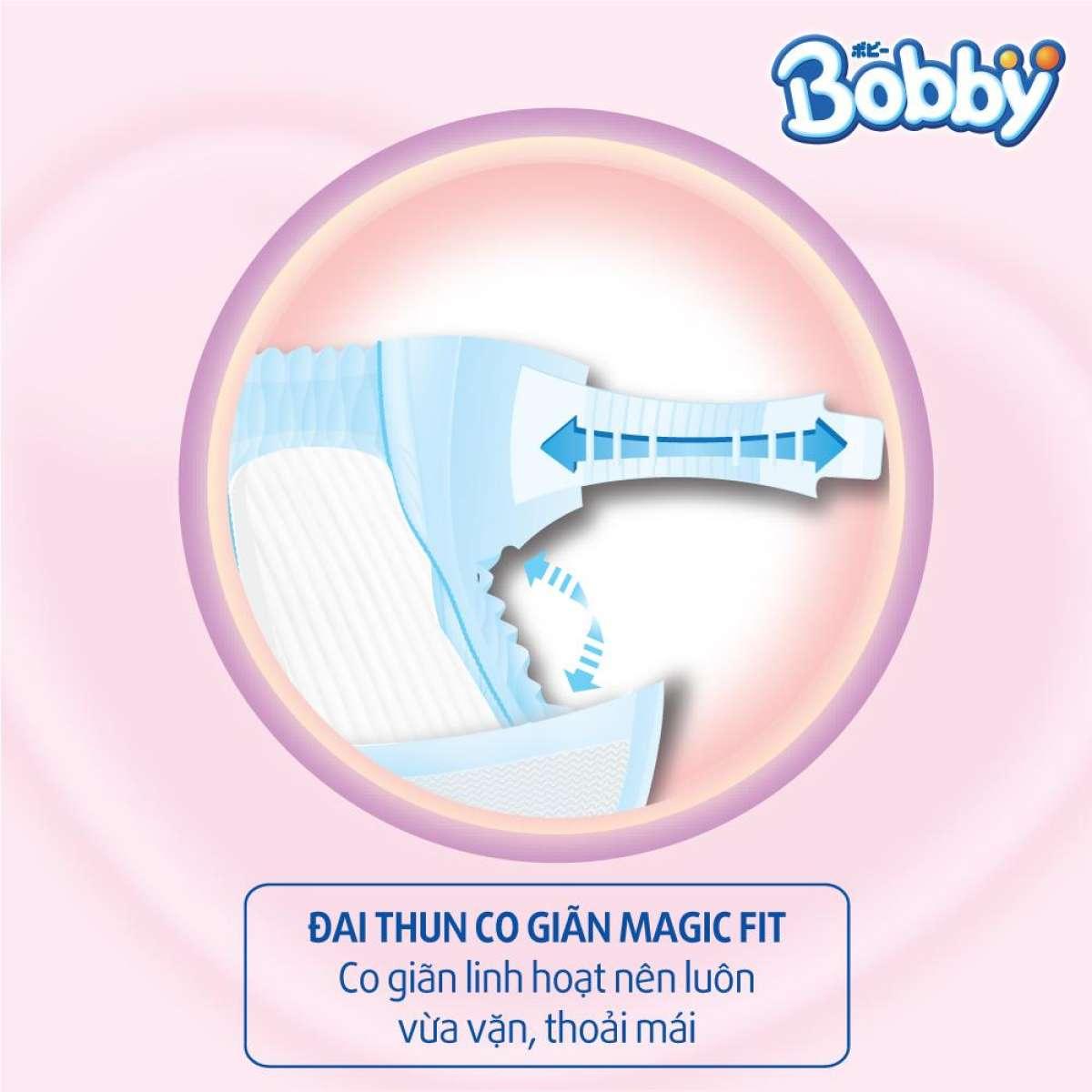 Tã dán siêu mỏng thấm Bobby size S - 56 miếng (4-7kg)