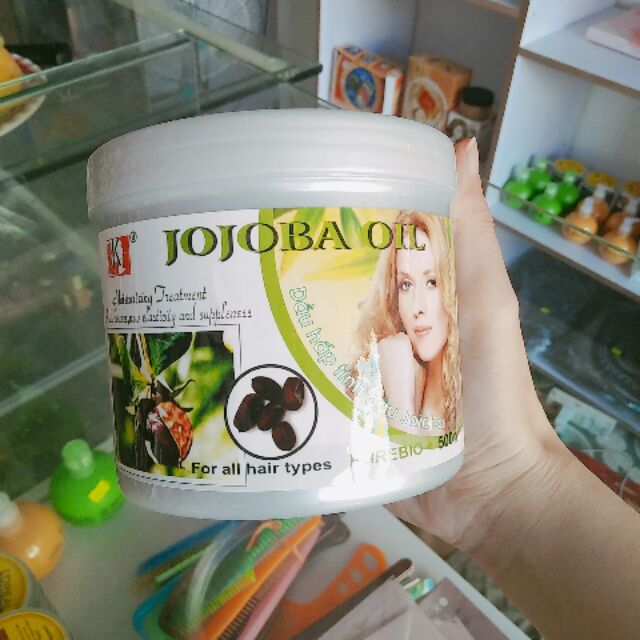 Kem ủ tóc hấp dầu ủ xả tóc JOJOBA 1000ml siêu mềm mượt