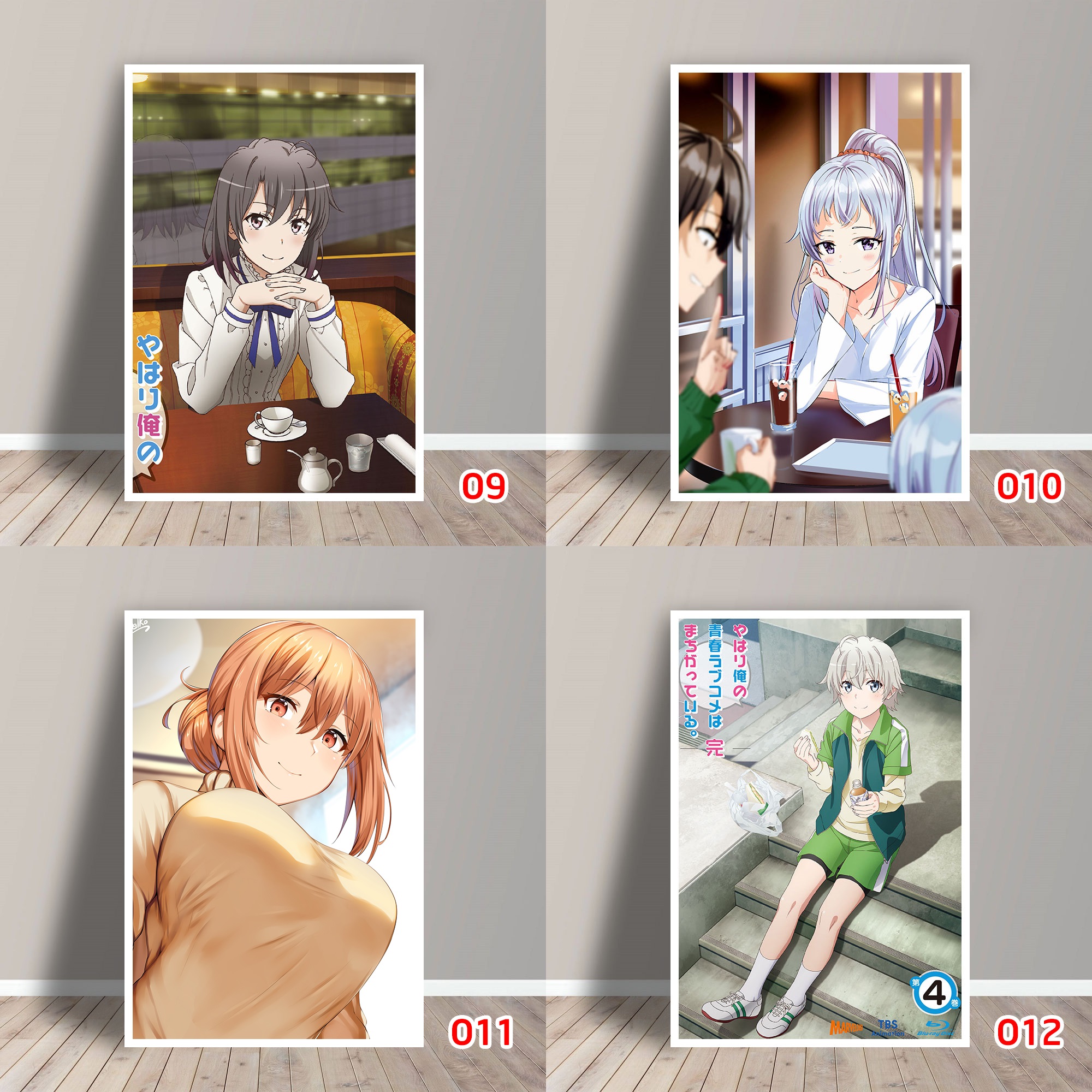 Tấm Postcard Cao Cấp Anime Oregairu (21cm x 15cm)