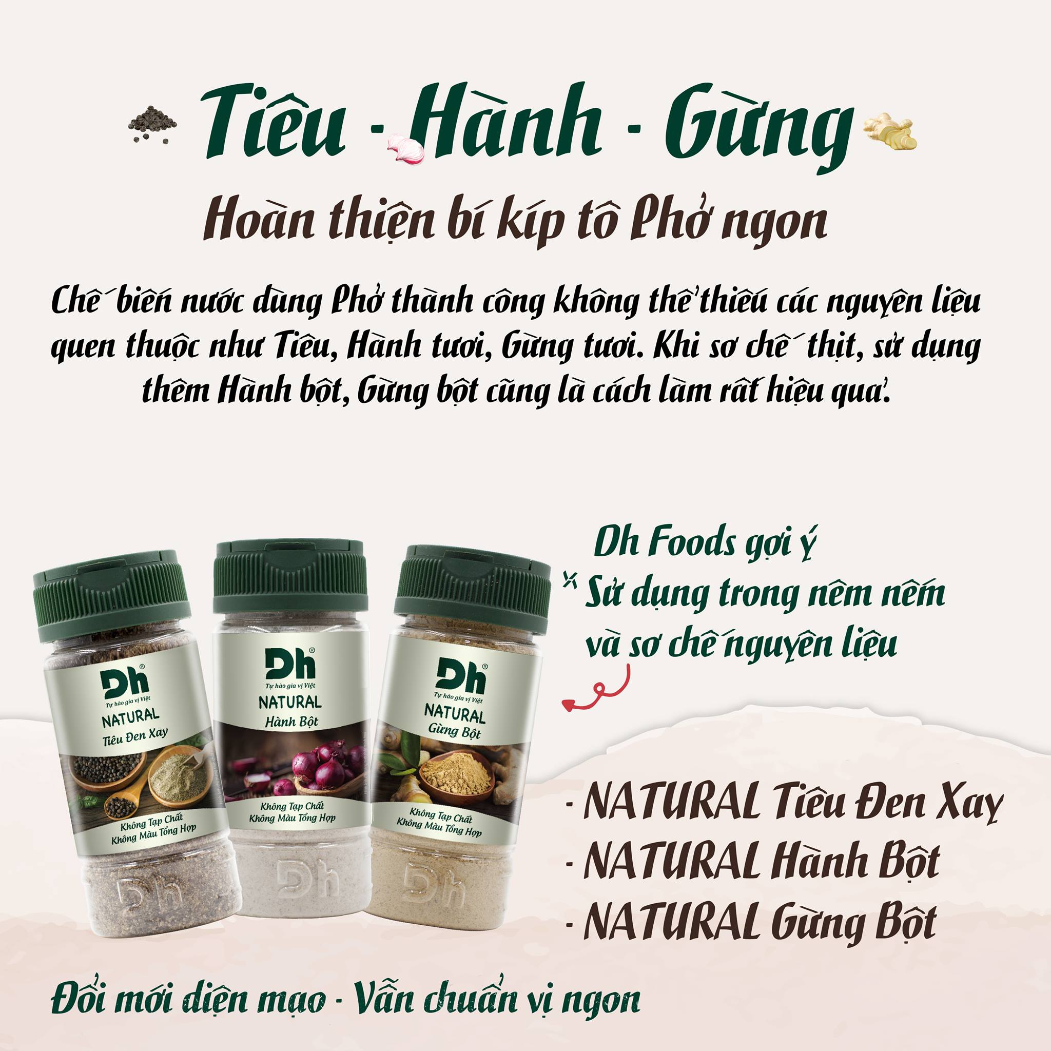 [HCM]Natural Hành bột Dh Foods