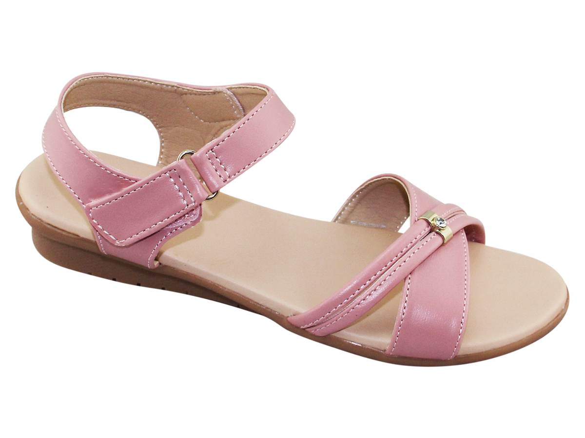 SANDAL ĐẾ BẰNG NỮ Bita's SYN.262 ( Đen + Hồng + Kem + Trắng )