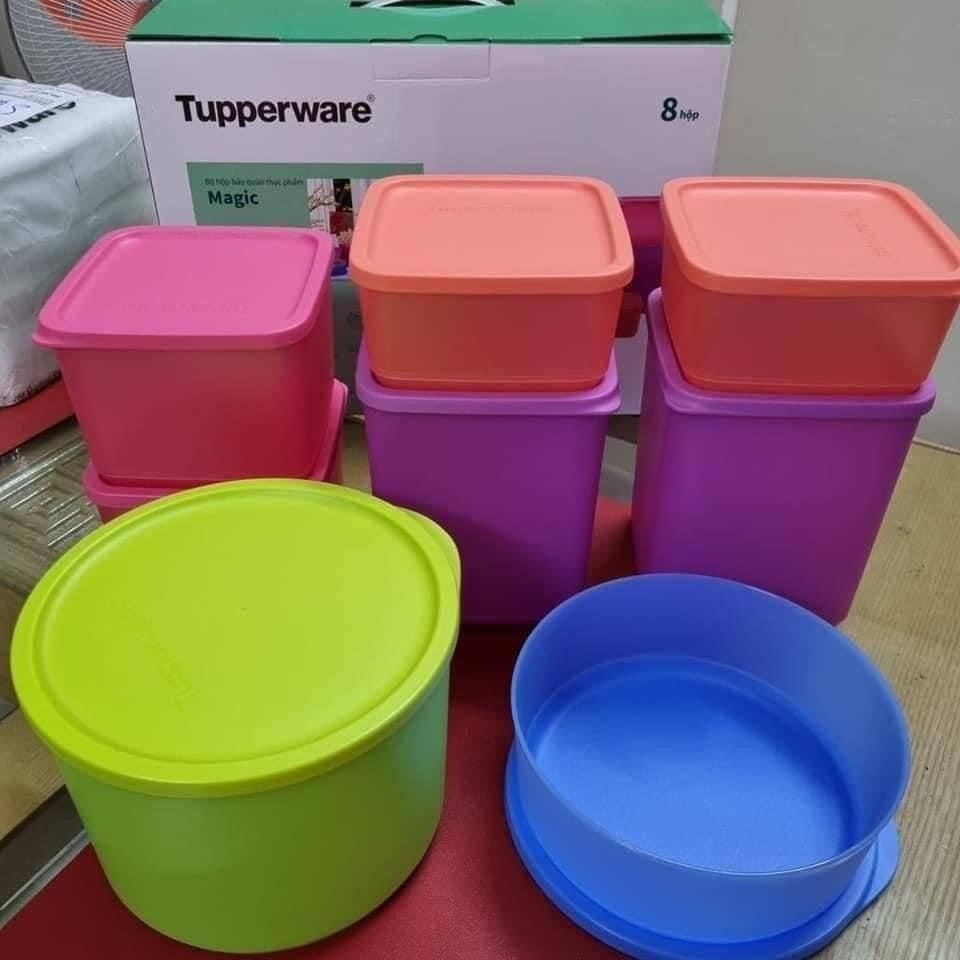 Bộ hộp trữ mát Tupperware Magic set 8