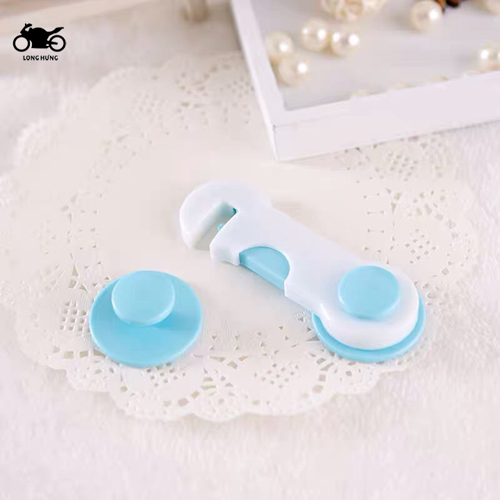 [COMBO HOT]-4 Chốt Khóa Gài Tủ Lạnh Gía Siêu Rẻ- Chốt Gài Tủ-Ngăn Kéo- Khóa Gài An Toàn Cho Trẻ .