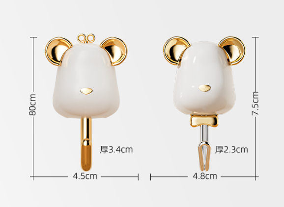 1 Móc dán tường hình gấu