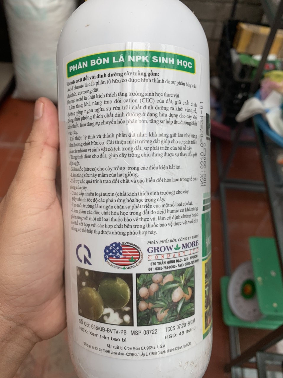 Phân bón lá HUMER H1 Humic Acid Soil Builder 322