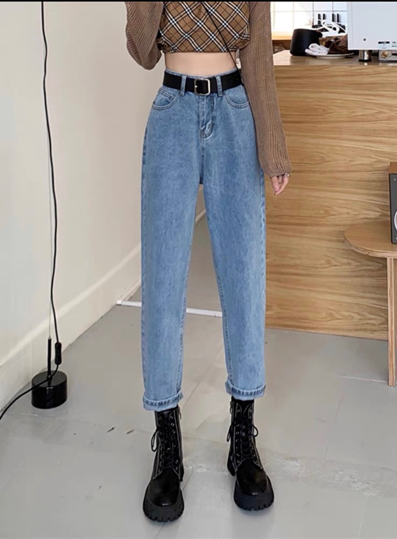 [HCM][CÓ Size ĐẠI] Quần jean baggy nữ phom ống suông rộng hot hit - MoliJeans