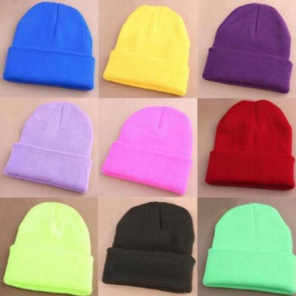 Mũ Len Beanie Nhiều Màu.