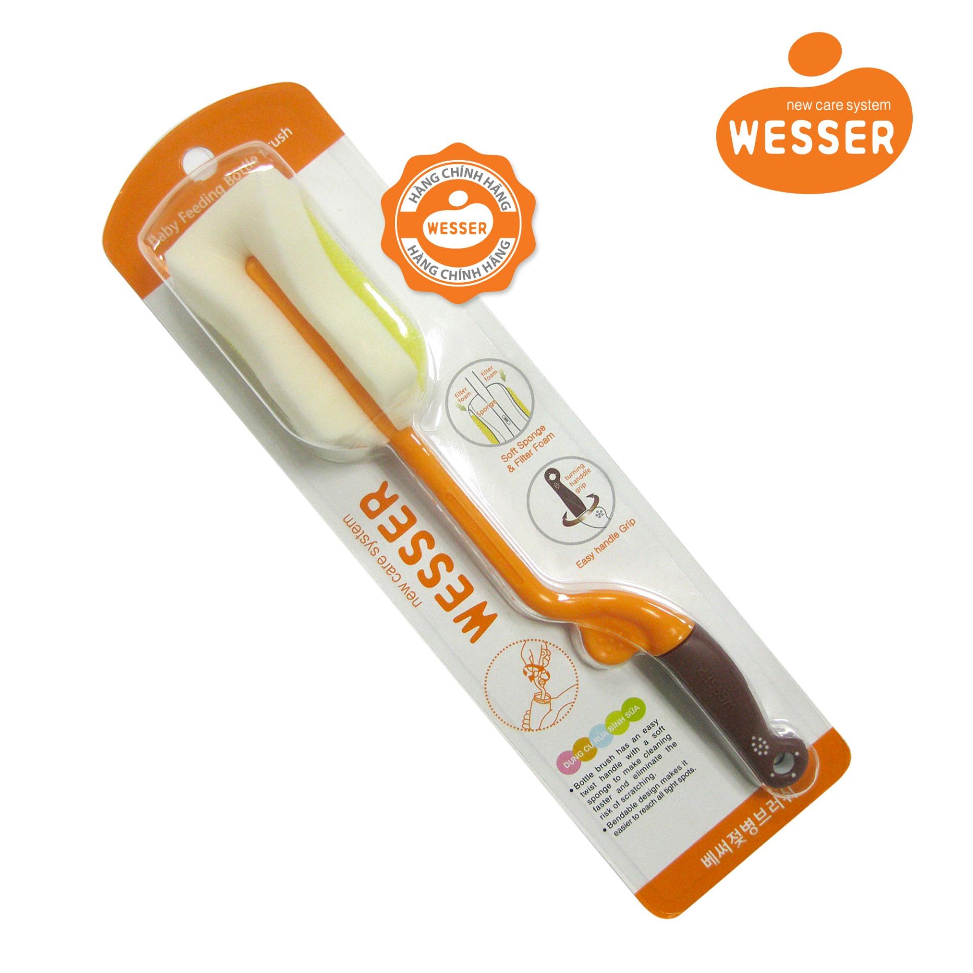 Cọ rửa bình sữa đầu mouse Wesser