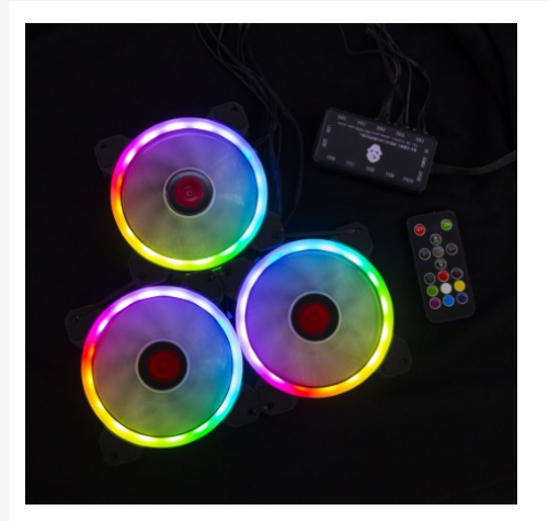Quạt Tản Nhiệt, Fan Case Coolmoon V2, V4 RGB (Bộ 2-10 Fan + Hub Remote)
