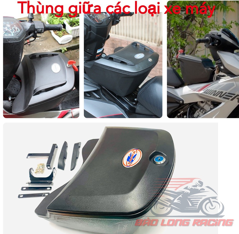 Thùng Giữa Xe máy kiểu Givi gắn Winner,Winner X,Exciter,Sirius,Wave....